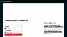 What Exchangerates247.com website looked like in 2023 (This year)