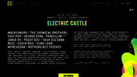 What Electriccastle.ro website looked like in 2023 (2 years ago)