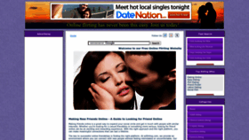 What Ezflirting.com website looked like in 2023 (This year)