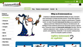 What E-kolorowanki.eu website looked like in 2023 (This year)