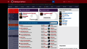 What Edebiyatdefteri.com website looked like in 2023 (This year)