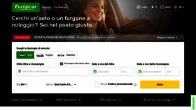 What Europcar.it website looked like in 2023 (This year)