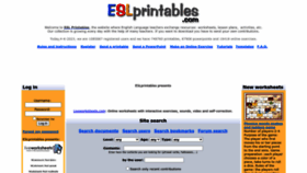 What Eslprintables.com website looked like in 2023 (This year)
