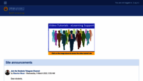 What Elearning.nust.na website looked like in 2023 (This year)