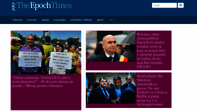 What Epochtimes-romania.com website looked like in 2023 (This year)