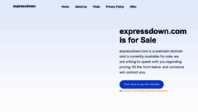What Expressdown.com website looked like in 2023 (This year)