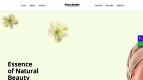 What Elisiondayspa.com website looked like in 2023 (This year)