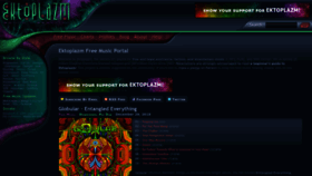 What Ektoplazm.com website looked like in 2023 (This year)