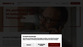 What Ebuero.de website looked like in 2023 (This year)