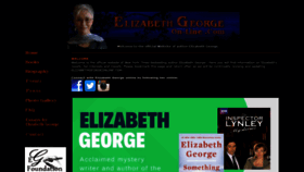 What Elizabethgeorgeonline.com website looked like in 2023 (This year)