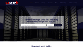 What Ezstorit.com website looked like in 2023 (This year)
