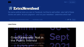 What Extranewsfeed.com website looked like in 2023 (2 years ago)