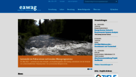 What Eawag.ch website looked like in 2023 (This year)