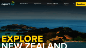 What Exploregroup.co.nz website looked like in 2023 (This year)