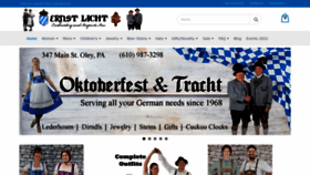 What Ernstlicht.com website looked like in 2023 (This year)