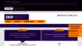 What Ekd.de website looked like in 2023 (2 years ago)