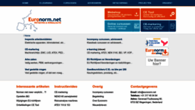 What Euronorm.net website looked like in 2023 (This year)