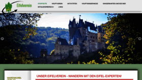 What Eifelverein.de website looked like in 2023 (This year)