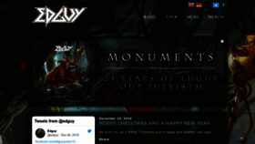 What Edguy.net website looked like in 2023 (This year)