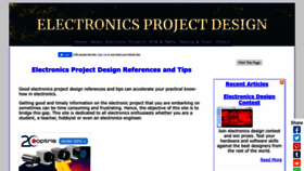 What Electronics-project-design.com website looked like in 2023 (This year)