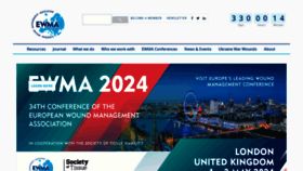 What Ewma.org website looked like in 2023 (This year)