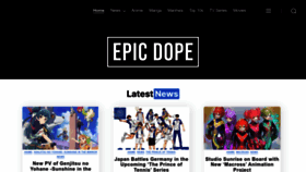 What Epicdope.com website looked like in 2023 (This year)