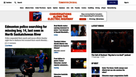 What Edmontonjournal.com website looked like in 2023 (This year)