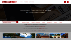 What Expressdigest.com website looked like in 2023 (This year)