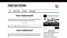 What Everydayfiction.com website looked like in 2023 (This year)