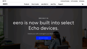 What Eero.com website looked like in 2023 (This year)