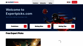 What Expertpicks.com website looked like in 2023 (This year)