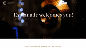 What Esplanade.hr website looked like in 2023 (This year)