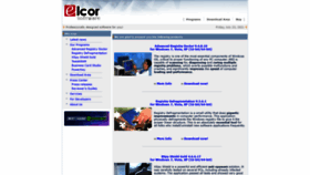 What Elcor.net website looked like in 2023 (This year)