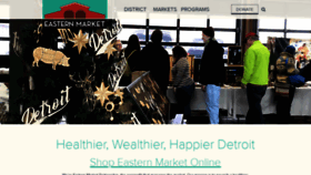 What Easternmarket.org website looked like in 2023 (This year)