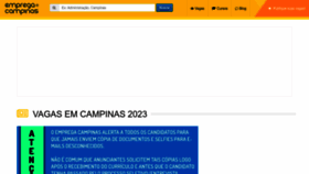 What Empregacampinas.com.br website looked like in 2023 (This year)