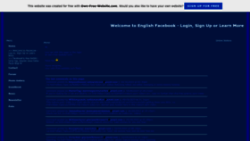 What English-facebook.page.tl website looked like in 2023 (This year)