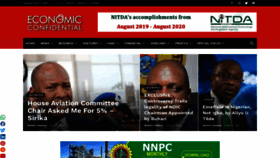 What Economicconfidential.com website looked like in 2023 (This year)