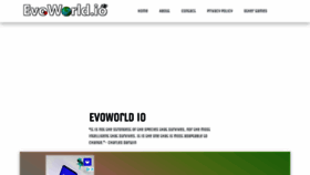 What Evoworldio.com website looked like in 2023 (This year)