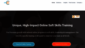 What Esoftskills.com website looked like in 2023 (2 years ago)