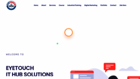 What Eyetouchithubsolution.com website looked like in 2023 (This year)