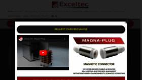 What Exceltec-inc.com website looked like in 2023 (This year)