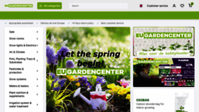 What Eugardencenter.com website looked like in 2023 (This year)