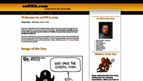 What Exnwa.com website looked like in 2023 (This year)