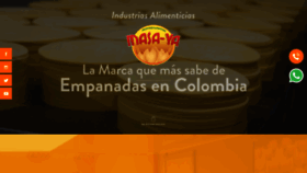 What Empanadasdecolombia.com website looked like in 2023 (This year)