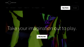 What Exploratorium.edu website looked like in 2023 (This year)