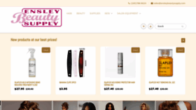 What Ensleybeautysupply.com website looked like in 2023 (This year)
