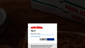 What Extranet.papajohns.com website looked like in 2023 (This year)