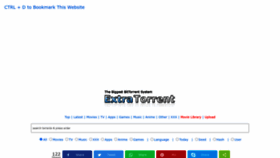What Extratorrent.xyz website looked like in 2023 (This year)