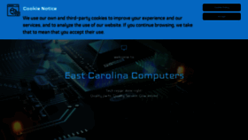What Eastcarolinacomputers.com website looked like in 2023 (This year)