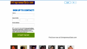 What Entrepreneurdate.com website looked like in 2023 (This year)